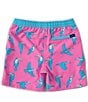 Color:Bright Pink - Image 2 - Big Boys 7-20 Family Matching Toucan Do It Swim Trunks