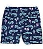 Color:Navy - Image 2 - Big Boys 7-20 Family Matching Neon Glades Swim Trunks