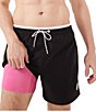 Chubbies Capes Lined 5.5#double; Inseam Swim Trunks, Color:Black - Image 1