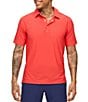 Chubbies Chili Pepper Short Sleeve Tonal Checkered Knit Polo - Image 1