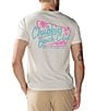 Color:Off-White/Heather - Image 1 - Club Solo Short Sleeve Graphic T-Shirt