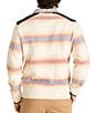 Chubbies Coastal Long Sleeve Striped Quarter Zip Quilted Jersey Pullover - Image 2