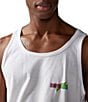 Color:Pure White - Image 3 - Courts Graphic Tank Top