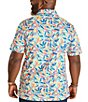 Chubbies Crowd Of Thorns Short Sleeve Performance Polo Shirt, Color:Medium Blue - Image 2