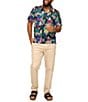 Chubbies Deep Floral Printed Performance Short Sleeve Polo - Image 3