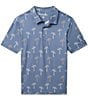 Chubbies Drawn To Chill Short Sleeve Knit Polo Shirt - Image 1