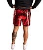 Chubbies Dual-Tone Reversible Sequin Shorts, Color:Medium Red - Image 2