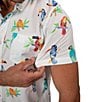 Color:Off-White - Image 2 - Dude Where's The Macaw Friday Short Sleeve Woven Shirt