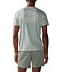 Color:Olive - Image 1 - Edistro Short Sleeve Graphic T-Shirt
