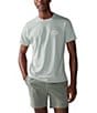 Color:Olive - Image 2 - Edistro Short Sleeve Graphic T-Shirt