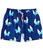 Color:Bright Blue - Image 1 - Fowl Play 5.5#double; Inseam Swim Trunks