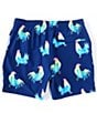 Color:Bright Blue - Image 2 - Fowl Play 5.5#double; Inseam Swim Trunks