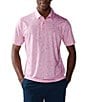 Color:Light/Pastel Pink - Image 1 - Funfetti Printed Short Sleeve Performance Polo Shirt