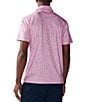 Color:Light/Pastel Pink - Image 2 - Funfetti Printed Short Sleeve Performance Polo Shirt