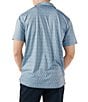Color:Dusty Blue - Image 2 - Giddy Up Short Sleeve Printed Performance Polo Shirt