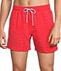 Chubbies Grid-Textured 5 1/2#double; Inseam Swim Trunks - Image 1