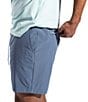 Color:Dusty Blue - Image 3 - Ice Caps 6#double; Inseam Everywear Stretch Shorts