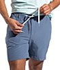 Color:Dusty Blue - Image 4 - Ice Caps 6#double; Inseam Everywear Stretch Shorts