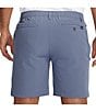 Color:Dusty Blue - Image 2 - Ice Caps Everywear Performance 8#double; Inseam Shorts