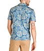 Chubbies In Lounge Short Sleeve Printed Performance Polo Shirt, Color:Dusty Blue - Image 2