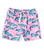 Color:Pink - Image 1 - Little Boys 2T-6 Family Matching Lil Glades Swim Trunks