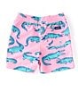 Color:Pink - Image 2 - Little Boys 2T-6 Family Matching Lil Glades Swim Trunks