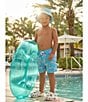 Chubbies Little Boys Family Matching Mini Flamingos Swim Trunks, Color:Bright Blue - Image 5