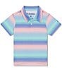 Color:Medium Purple - Image 1 - Little Boys 2T-6 Short Sleeve Colorburst Performance Polo Shirt