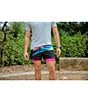 Color:Black - Image 5 - Living Colors 5.5#double; Inseam Printed Shorts