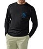 Color:Black - Image 2 - Long Sleeve The Relaxer Graphic T-Shirt