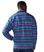 Chubbies Long Sleeve The Trail Mix Quilted Quarter-Zip Jersey Pullover, Color:Navy - Image 2