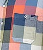 Color:Multi Plaid - Image 2 - Long Sleeve Vintage Plaid Flannel Shirt