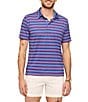 Chubbies Marching Band Striped Performance Short Sleeve Polo - Image 1