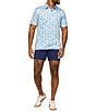 Chubbies Miami Mosaic Short Sleeve Knit Performance Polo - Image 3