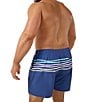 Color:Navy - Image 2 - Moon Shadows Lined Classic 5.5#double; Inseam Swim Trunks