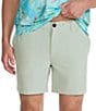 Color:Green - Image 1 - Must Everywear 6#double; Inseam Shorts