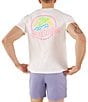 Color:White - Image 1 - Neon Dream Short Sleeve Graphic T-Shirt