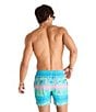Chubbies Neptune's Weekend Wear Classic 5.5#double; Swim Trunks, Color:Teal Printed Stripe - Image 4