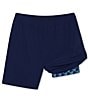 Color:Navy - Image 2 - Night Vision 7#double; Inseam Shorts