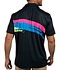 Color:Black - Image 2 - Paintbrush Short-Sleeve Performance Polo Shirt