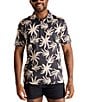 Chubbies Party Time Floral Short Sleeve Performance Polo Shirt, Color:Black Abstract Floral - Image 1