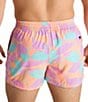 Chubbies Posh Palms Classic 4#double; Swim Trunks, Color:Orange Leaf - Image 2