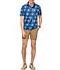 Chubbies Risk It Or Hibiscus Short Sleeve Knit Polo Shirt - Image 3