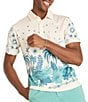 Chubbies Scenic Route Short Sleeve Polo Shirt, Color:Off-White - Image 1