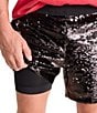 Chubbies Sequin Embellished Party Shorts, Color:Black - Image 3