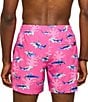 Chubbies Shark Print 5.5#double; Swim Trunks - Image 2
