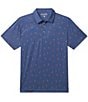 Chubbies Sip 'N' Relax Printed Performance Short Sleeve Polo - Image 1