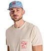 Chubbies Spade Printed Camper Hat, Color:Medium Blue - Image 2