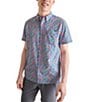 Chubbies Spade Short-Sleeve Printed Performance Friday Shirt, Color:Medium Blue - Image 1
