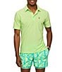 Chubbies Subtle Checkered Short Sleeve Performance Knit Polo - Image 1